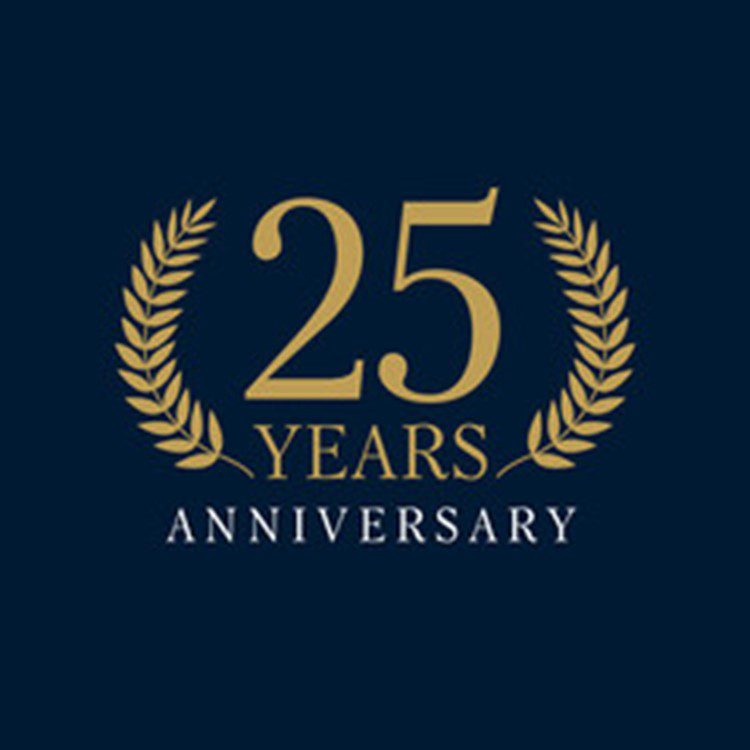 25 years logo